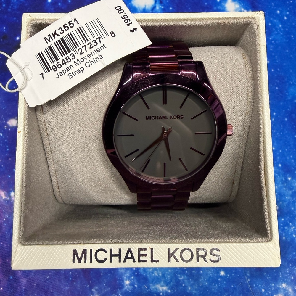 Michael Kors Elegant Purple Watch